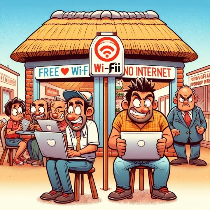 π±Eish! A whopping 95% of locations in South Africa rely on a single network link πΏπ¦